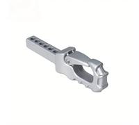 Rc Maquetas Accesorios Para Traxxas Para TRX4 Para Axial Para SCX10 90046 1/10 RC Piezas Accesorios Escala Gancho Remolque Enganche Caída Accesorio Modelo Oruga(Silver)