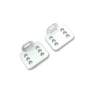 Rc Maquetas Accesorios Para WPL C74 C74-1 Para Jimny Warrior JA11 1/10 Carrocería Coche Componentes Fijación Metal Kit Placa Pieza Actualización C 74 DIY(Silver)