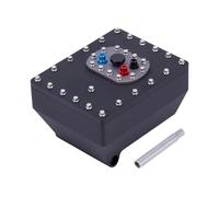 RC Maquetas Componentes para Axial para Capra 1.9UTB 1/10 RC Camiones para Pieza De Chasis Caja Receptora De Celda De Escala De Aleación De Aluminio Simulada para Tanque 59 * 46,5 * 37mm(Black)