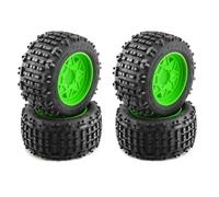 RC Maquetas Componentes Para Slash Para Arrma Para Senton Para Hsp Para Hpi 1/8 1/10 Neumático De Camión De Curso Con Rueda Hexagonal Accesorios De Coche RC(Green,B)