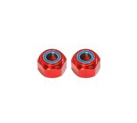 RC Maquetas Componentes para Tamiya DT03 DT-03 1/10 RC Coche 2 Uds Rueda Delantera Metal 12mm Adaptador para Cubo Hexagonal Piezas Mejora Accesorios Control Remoto Reparación(Red)