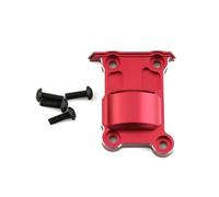RC Maquetas Componentes para Traxxas 1/5 para X-maxx Xmaxx 1/6 para XRT RC Coche para Monster Truck Tapa De Palanca De Cambios Trasera De Metal 7780 Piezas De Mejora Accesorios(Red)