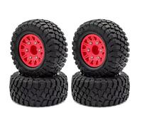 RC Maquetas Componentes para Traxxas para Slash para Huanqi 727 Vika 112mm 1/8 1/10 Coche RC para Model Tarjeta Corta Neumático Carretera General Adaptador Actualización 12mm/14/17mm(Red)