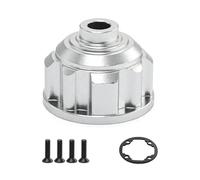 RC Maquetas Componentes Para Traxxas Para Slash Para Maxx Monster Truck -89076-4#8982 1/10 Aluminio 7075 Caja Diferencial Delantera/trasera W224 2,0 pieza De Coche RC(Silver)