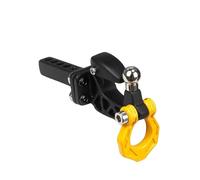 RC Maquetas Piezas para Axial para SCX10 para Traxxas para TRX4 D90 1/8 1/10 Metal Receptor Enganche Remolque Parachoques Trasero Coche RC Crawler Piezas Mejora(Yellow)