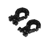 Rc Maquetas Piezas Para Axial Para SCX10 Para Traxxas Para TRX4 D90 Para Tamiya CC01 1/10 2 Uds Gancho Cabrestante Remolque Metal Accesorios Coche Control Remoto