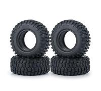 Rc Maquetas Piezas Para Axial Para SCX24 AX24 Para FMS Para FCX24 1/18 1/24 4 Uds. Juego Llantas Beadlock 1,0" Para Cubo Rueda Metal Y Neumático Goma(No.5-50mm Tyres)