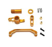 RC Maquetas Piezas para LC para Racing PTG-2 PTG-2R 1/10 Componente Dirección Repuesto Mejorado Metal Accesorios Coches Control Remoto(Yellow)