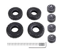 Rc Maquetas Piezas Para MN Para MN82 LC79 Para MN78 D90 D91 D96 99S 99SV2 1/12 Coche RC Neumático Para Tipo Clip Neumático Blando Piel Neumático Mejora Piezas Metal Accesorios(Titanium)