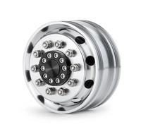 Rc Maquetas Piezas Para Tamiya 1/14 Aleación Aluminio Llantas Delanteras Bujes Sin Motor Coche RC Neumáticos Tractor Camión Cabeza Arrastre Piezas De Mejora(1PCS)