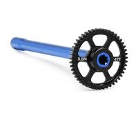 RC Maquetas Piezas para Traxxas para Mini para Maxx Metal 45T 47T Juego Engranajes Rectos Y Eje Transmisión Central 10755 10756 Accesorios Piezas Actualización Coche RC(Blue,47T)