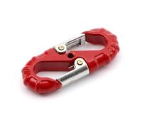 Rc Maquetas Piezas Para Traxxas Para TRX4 Para Axial Para SCX10 1/10 Gancho Remolque Metal Rescate Coche Trepador Control Remoto Piezas Mejora(Red)