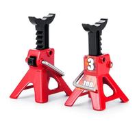RC Maquetas Piezas para TRX4M para Axial para SCX24 para FCX24 1/18 1/24 Red Equipaje Tanque Aceite Olla Placa Antideslizante Decoraciones Simuladas Piezas RC(Jack Stands)