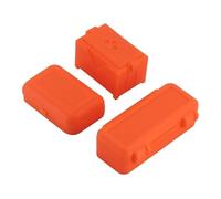 Rc Maquetas Piezas Para TRX4M Para SCX24 Para FCX24 1/18 1/24 RC Crawler Caja De Almacenamiento Estuche De Equipo Accesorio De Decoración Compatible(Orange)