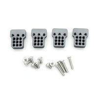RC Maquetas Piezas para WPL C14 C24 C34 C44 B14 B16 B24 B36 1/16 para MN D90 D91 para MN99S 1/12 1 Juego Soporte Amortiguador Ajustable Repuestos Coches RC(Titanium)