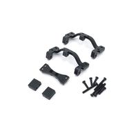 Rc Maquetas Piezas Para WPL Para C14 C24 C34 B14 B24 1/16 Puente Servo Metal Mejorado Para Asiento Accesorios Control Remoto Para Auto(Black)