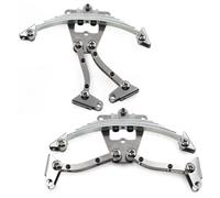 RC Maquetas Repuestos para Tamiya 1/14 Remolque Camión Tractor RC Piezas Mejora Componentes Juego Soportes Elevación Acero Trasero Suspensión Muelles