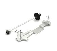 RC Marco Chasis Para WLtoys 1/14 144016 144018 144001 144002 144010 Placa Piso Central La Segunda Placa Piso Columna La Carcasa Automóvil Piezas Repuesto Automóvil RC(Silver)