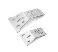 RC Marco para Arrma para Mojave para Grom 1/14 2 Piezas Acero Inoxidable Protector Chasis Delantero Y Trasero Actualización Coche RC Accesorios Repuesto