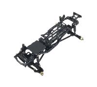 RC Marco para Axial para SCX24 90081 1/24 Marco Metal RC Modelo Crawler Coche Camión para Buggy Piezas Accesorios Actualizaciones Reemplazo Y Reparación(Black)