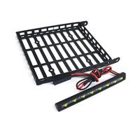RC Marco para Axial para SCX24 AXI00005 para Gladiator 1/24 Luz Portaequipajes Techo Metálica Accesorios Decoración Coche RC Repuesto Y Reparación