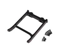 RC Marco para MN para MN128 MN86 G500 1/12 Piezas De Fijación Parachoques Delantero Metal Vehículos Orugas Coche RC Accesorios Actualizaciones Reemplazo(Black)