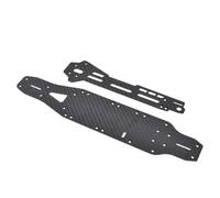 RC Marco para Tamiya TA03F Pro 1/10 Conjunto Chasis Inferior Cubierta Superior Fibra Carbono Coche RC Accesorios Actualizaciones Reemplazo Y Reparación