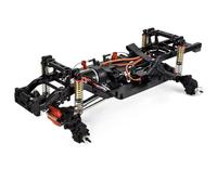 RC Marco Para Traxxas Para TRX-4 1/10 RC Car DIY Piezas RC 313 mm Transmisión de eje de 2 velocidades para chasis con portal diferencial(Without Tires)