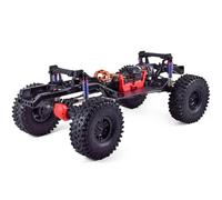 RC Marco Para Traxxas Para TRX-4 1/10 RC Car DIY Piezas RC 313 mm Transmisión de eje de 2 velocidades para chasis con portal diferencial(Servo Mount Bracket)