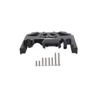 RC Marco para TRX-4 para Defender para Bronco para Blazer G500 1/10 Base Montaje Caja Cambios Aleación Aluminio Placa Protectora Repuesto Mejora Oruga RC(Black)