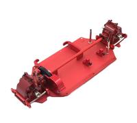RC Marco Para WLtoys 144010 144001 144002 1/14 Actualización Placa Inferior Metal Caja Cambios Diferencial Paquete De Transmisión Central Piezas Coche RC(Red)