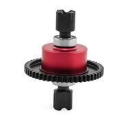 RC Mejoras Maquetas Para Arrma 1/8 6S Para Kraton Para Typhon Para Outcast Para Talion 52T Modelos Ensamblaje Diferencial Central Pieza Acero Al Carbono Medio(Red,A)