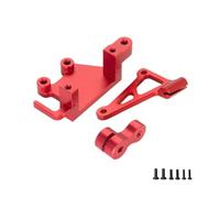 RC Mejoras Maquetas Para LOSI 1/4 Promoto-MX Pinza Motocicleta Eléctrica Aleación Aluminio 6061 Brazo Soporte Engranaje Dirección 261013 Accesorios(Red)