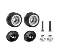 RC Mejoras Maquetas Para TRAXXAS Para Mini Para Maxx Para XRT 4976 7075 Aleación Wheelie Bar Rodamiento Rueda Actualización Accesorios Modificación(Black)