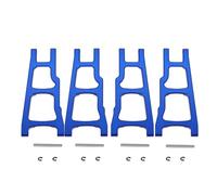 RC Mejoras Maquetas Para Traxxas Para Slash Para Stampede 4x4 Para Rustler 4WD 1/10 Juego Brazos Suspensión Delanteros Traseros Metal 3655 Piezas Mejora Para Coches RC(Blue)