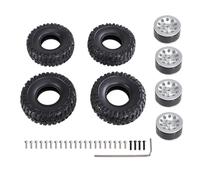 RC Mejoras Piezas Para MN 1/12 Para MN82 LC79 Para MN78 D90 D91 D96 99S 99SV2 Para WPL 1/16 C14 C24 C34 C44 B14 B16 B36 RC Coche Para Tipo Clip Neumático Suave Neumático Piel Mejora Piezas(Silver)