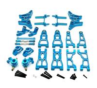 RC Mejoras Piezas Para UD1201 UD1202 PRO 1/12 Copa De Dirección De Metal Brazo De Suspensión Delantera Y Trasera Kit Enlace De Torre De Choque Piezas De Actualización Coche RC Accesorios(Blue)