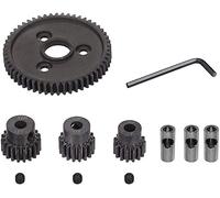 Rc Metal Steel 54T 32P Spur Gear con piñones 15T/17T/19T Juegos de engranajes reemplazar 3956 para Traxxas Slash 4x4 4WD/2WD/VXL Rally/Stampede 4x4 VXL/Summit/E-REVO/T-Maxx/Rustler 4X4 VXL