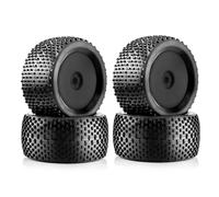 RC Neumáticos Compatible con ARRMA para Traxxas para Redcat para Team para Losi 1/8 RC para Coche De Carreras 4 Piezas 140 Mm Todoterreno Neumáticos para Buggy Rueda Hexagonal De 17 Mm