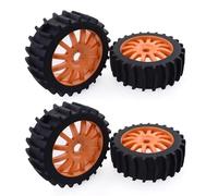 RC Neumáticos Compatible con Arrma para Traxxas para Redcat para Team para Losi para HPI para HSP 1/8 RC Car 120 Mm Snow Sand Paddle Tire Wheel Tire 17 Mm Hex
