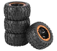 RC Neumáticos Compatible con HBX 16889 M16038 1/16 RC Car Vehicles Repuestos 4 Piezas Neumáticos Y Llantas Accesorios para Autos De Control Remoto