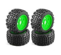 RC Neumáticos Compatible con TRAXXAS para Trineo para E-Revo para ARRMA para Kraton para Outcast 1/8 1/10 RC Car 4 Piezas Neumático De Camión De 152 Mm con Rueda Hexagonal De 12 Mm