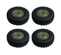 RC Neumáticos Piezas Compatible Con LDRC LD-P06 LD P06 Para Unimog 1/12 RC Camión Actualización De Coche Piezas De Repuesto Accesorios 4 Uds Para Modelo De Neumático De Coche(Green)