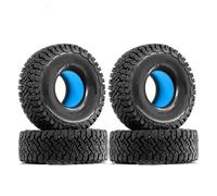 RC Neumáticos Piezas Para Axial Para SCX10 II III Para Traxxas Para TRX4 Para Tamiya CC01 D90 1/10 4 Piezas Insertos Esponja Ultrasuaves Y Neumáticos 1.9 Pulgadas Crawler RC(Blue)