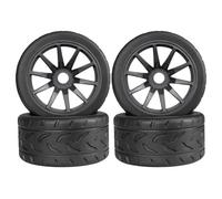 RC Orugas Accesorios Para Arrma Para Infraction Para Limitless Para Felony Para Fsr 1/7 53 107 42 100 Neumático Neumático 17mm Rueda Hexagonal Modelo GT RC Piezas De Coche(Black,C)