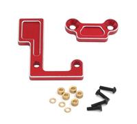 RC Orugas Accesorios Para Tamiya Para TT02 Para TT-02 1/10 Caja De Engranajes Abierta Metal Soporte Carcasa Cojinete Eje Principal Piezas Actualización Coche RC(Red)