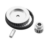 RC Orugas Accesorios Para Traxxas Para Trx4 Para Trx6 1/10 Piezas Bricolaje Para Transmisión Por Correa Sistema Engranajes 12T Y 30T Para Coches RC Crawler(Silver)