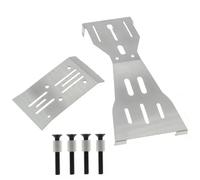 RC Orugas Maquetas Para Arrma Para Fury Mega 1/10 Placa De Protección Inferior Acero Inoxidable RC Todoterreno Camión Accesorios Curso Corto