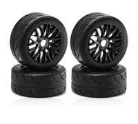 RC Orugas Maquetas Para Arrma Por Infraction Felony Para Limitless 1/7 4 Uds 100x42mm 42/100 Neumático 17mm Rueda Hexagonal RC Piezas De Mejora Coche(Black)