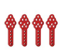 RC Orugas Maquetas Para Axial Para SCX10 90046 90047 D90 D110 1/10 2 Uds 4 Uds Soporte Amortiguador Metal RC Crawler Pieza De Actualización Accesorios(Red,4pcs)